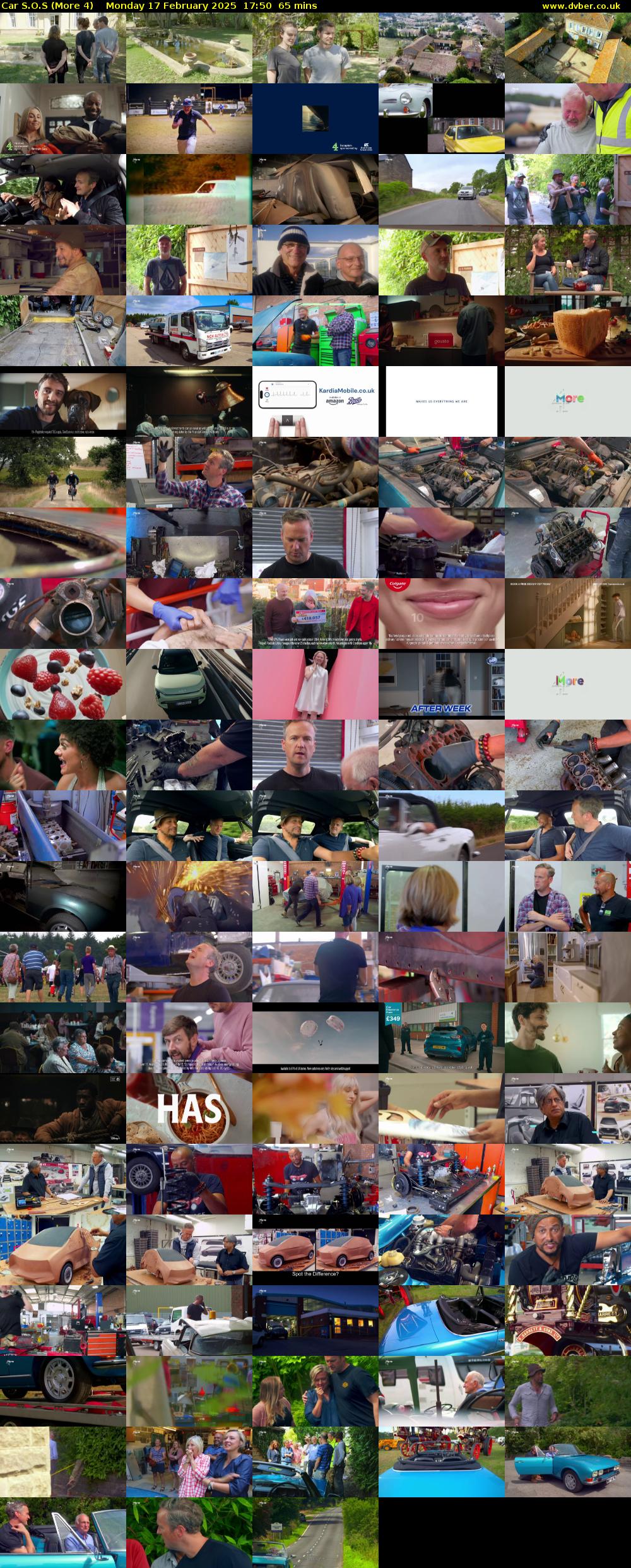 Car S.O.S (More 4) Monday 17 February 2025 17:50 - 18:55
