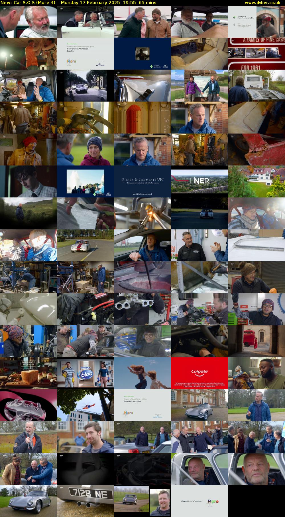 Car S.O.S (More 4) Monday 17 February 2025 19:55 - 21:00
