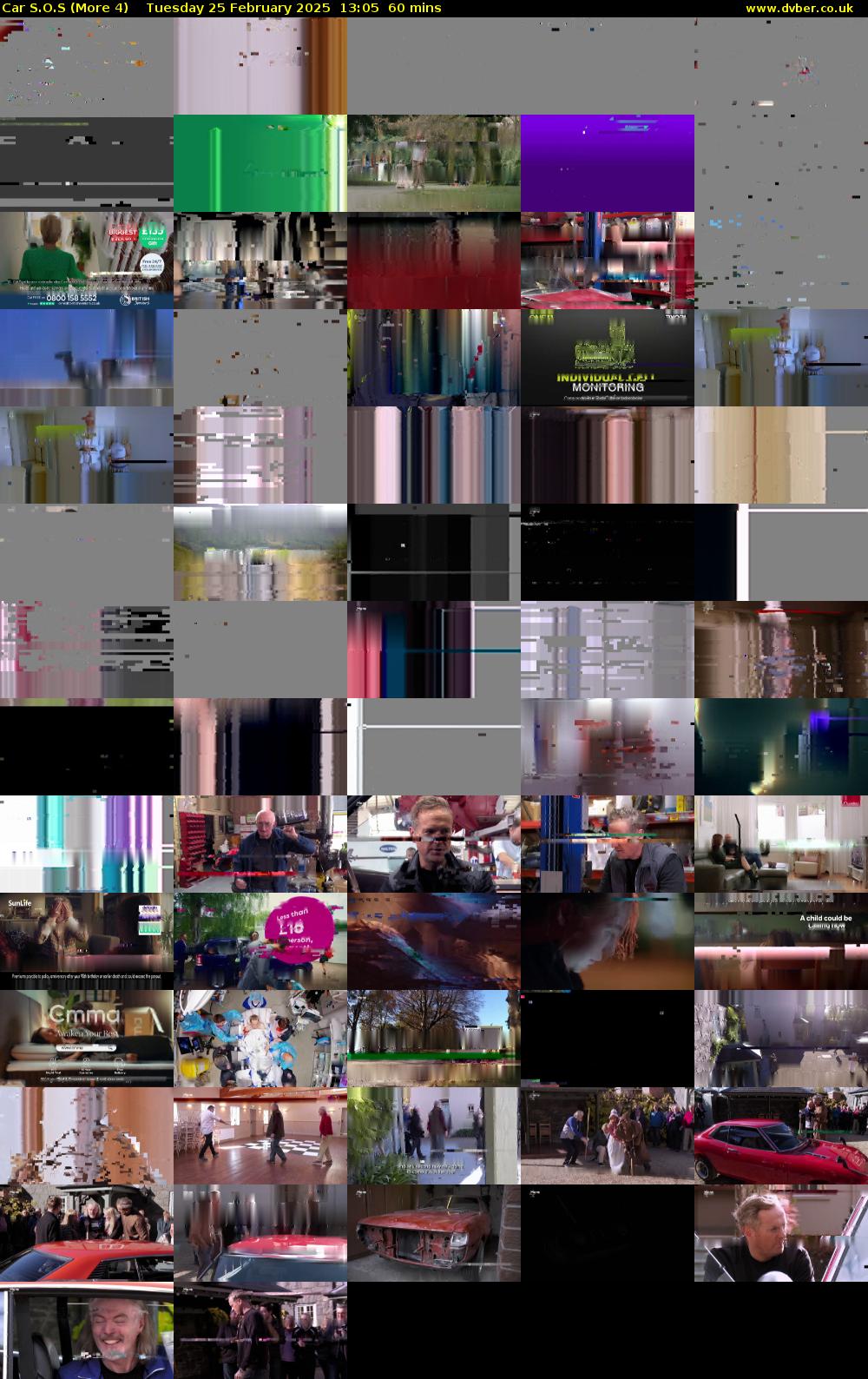Car S.O.S (More 4) Tuesday 25 February 2025 13:05 - 14:05
