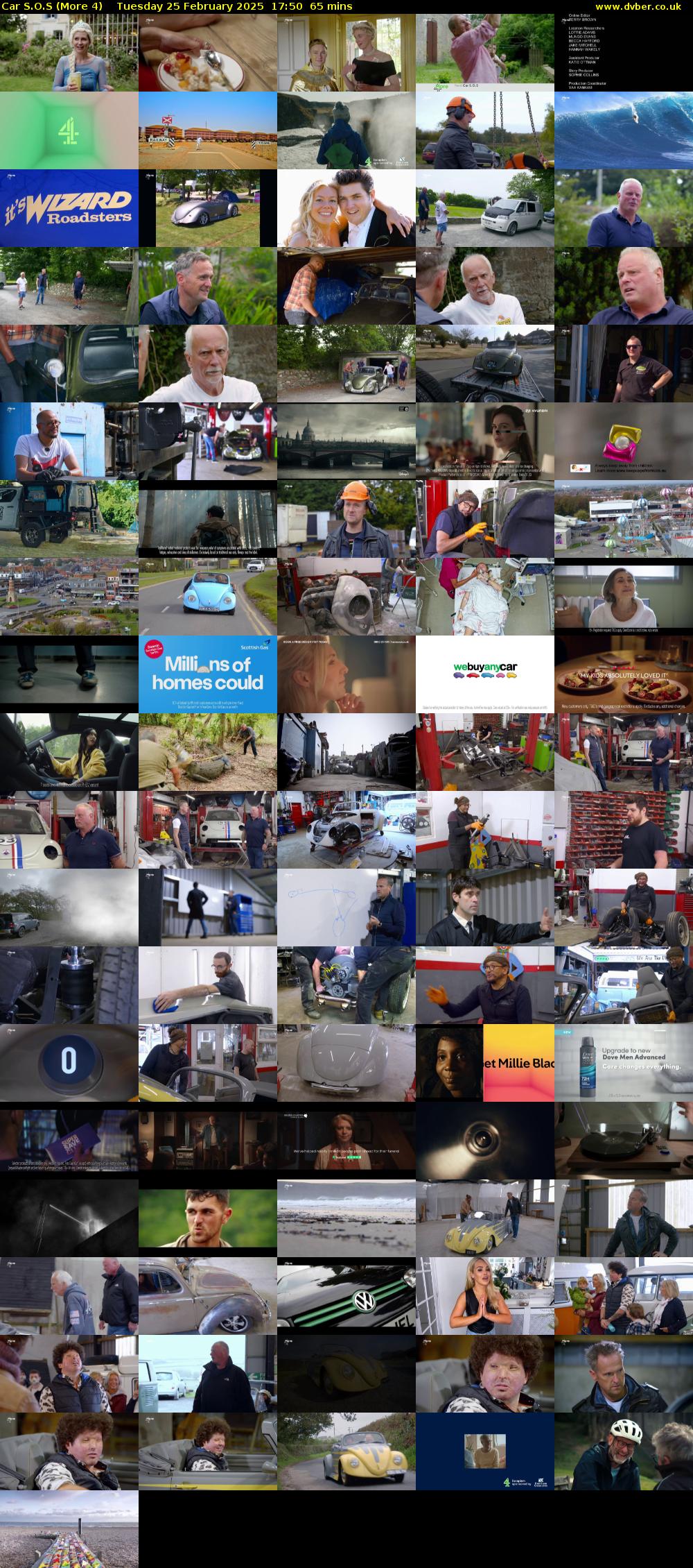 Car S.O.S (More 4) Tuesday 25 February 2025 17:50 - 18:55