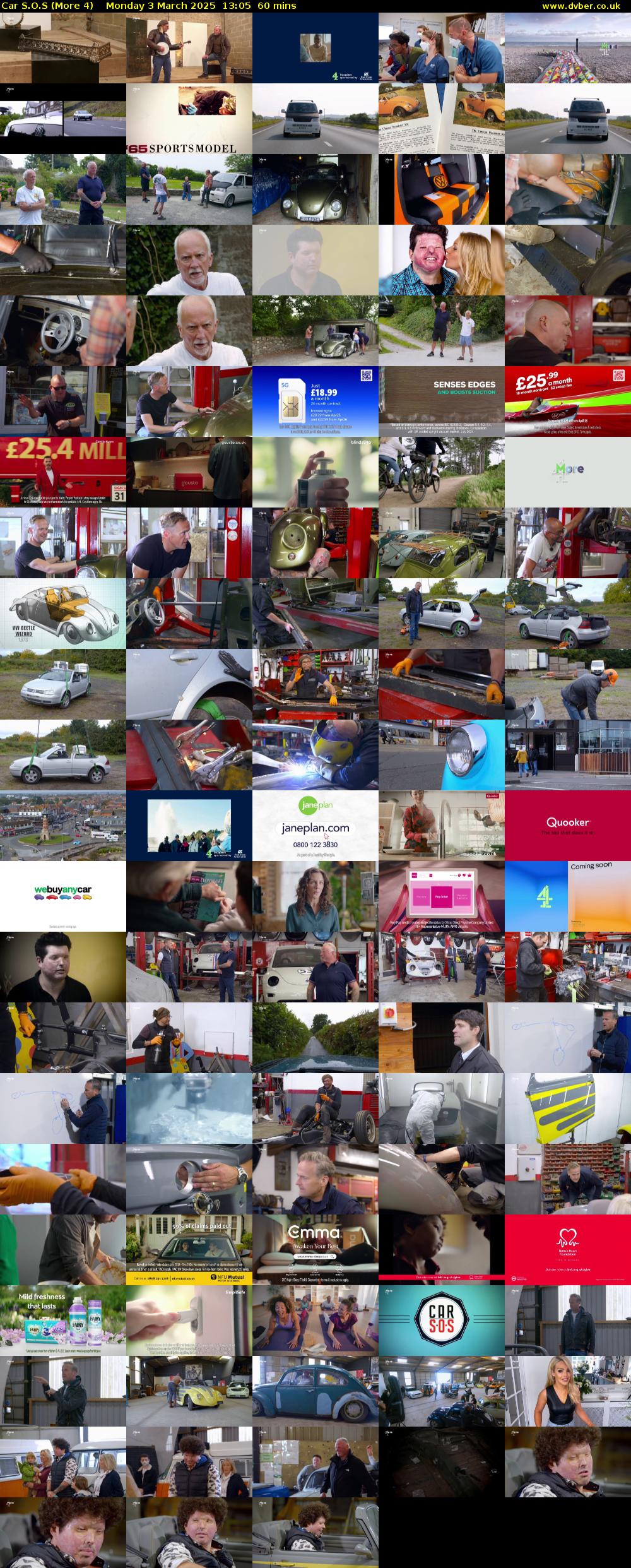 Car S.O.S (More 4) Monday 3 March 2025 13:05 - 14:05