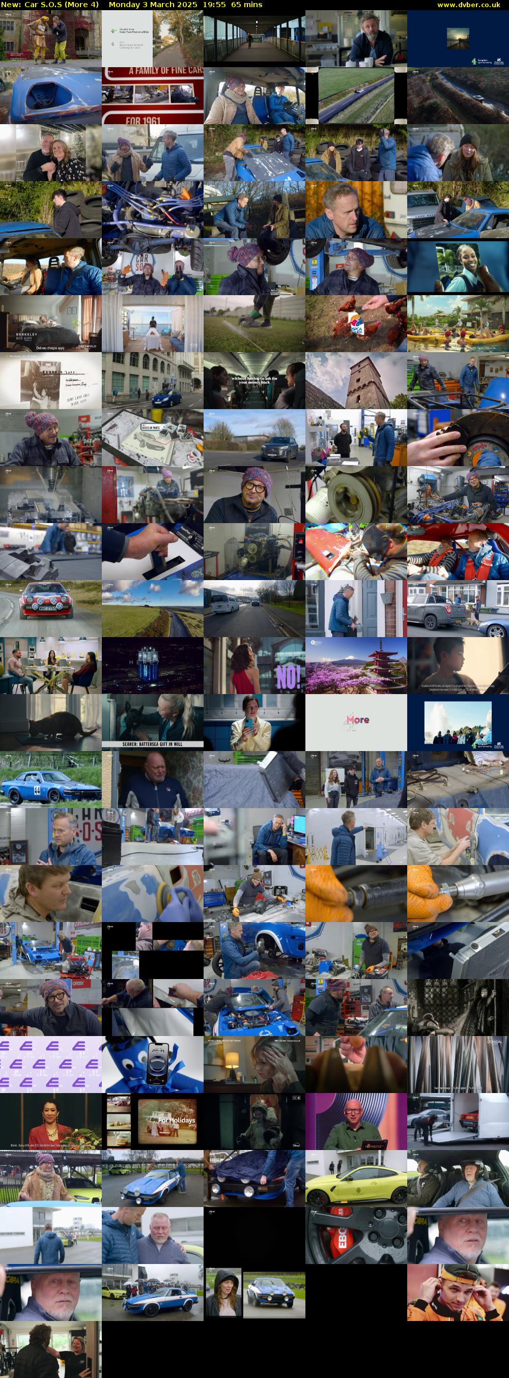 Car S.O.S (More 4) Monday 3 March 2025 19:55 - 21:00