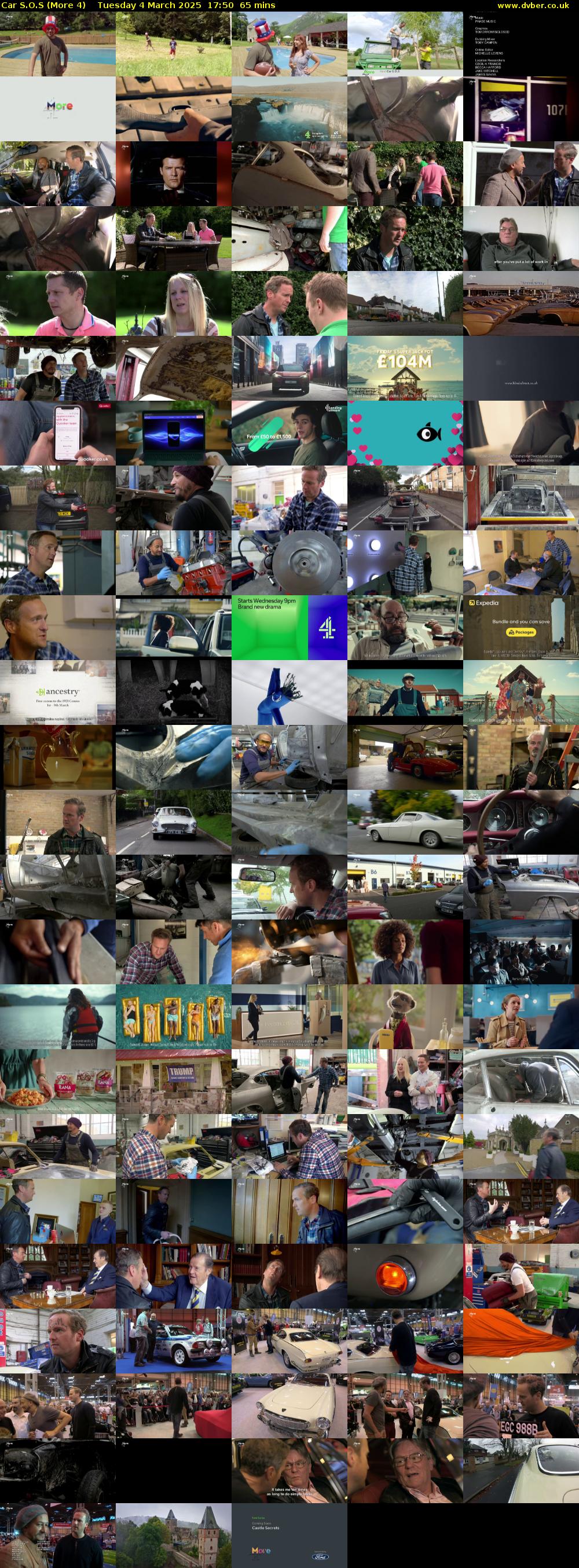Car S.O.S (More 4) Tuesday 4 March 2025 17:50 - 18:55