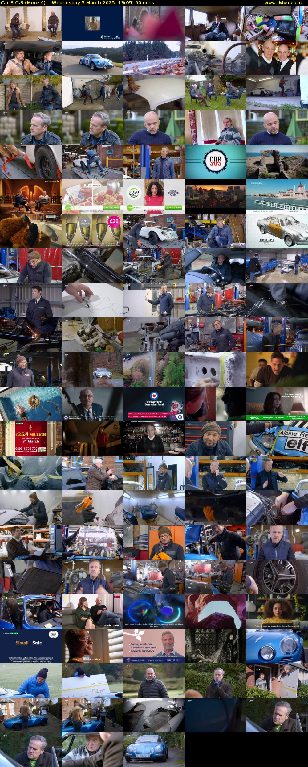 Car S.O.S (More 4) Wednesday 5 March 2025 13:05 - 14:05