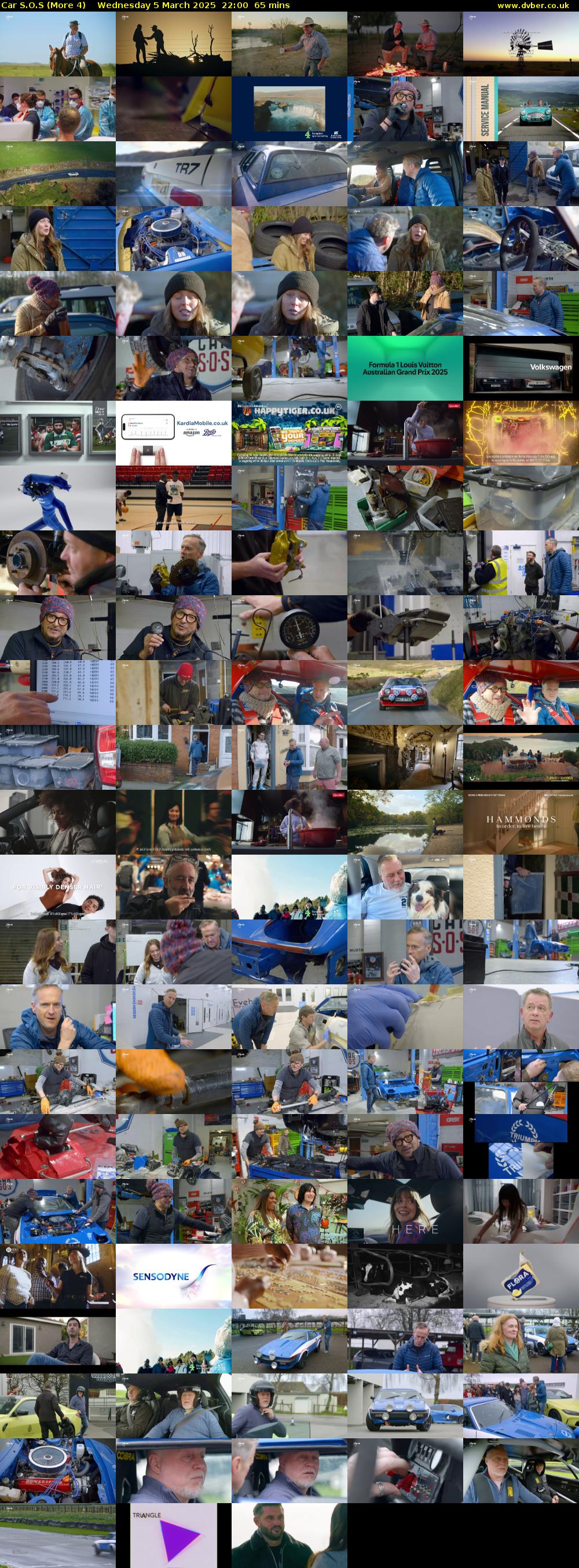 Car S.O.S (More 4) Wednesday 5 March 2025 22:00 - 23:05