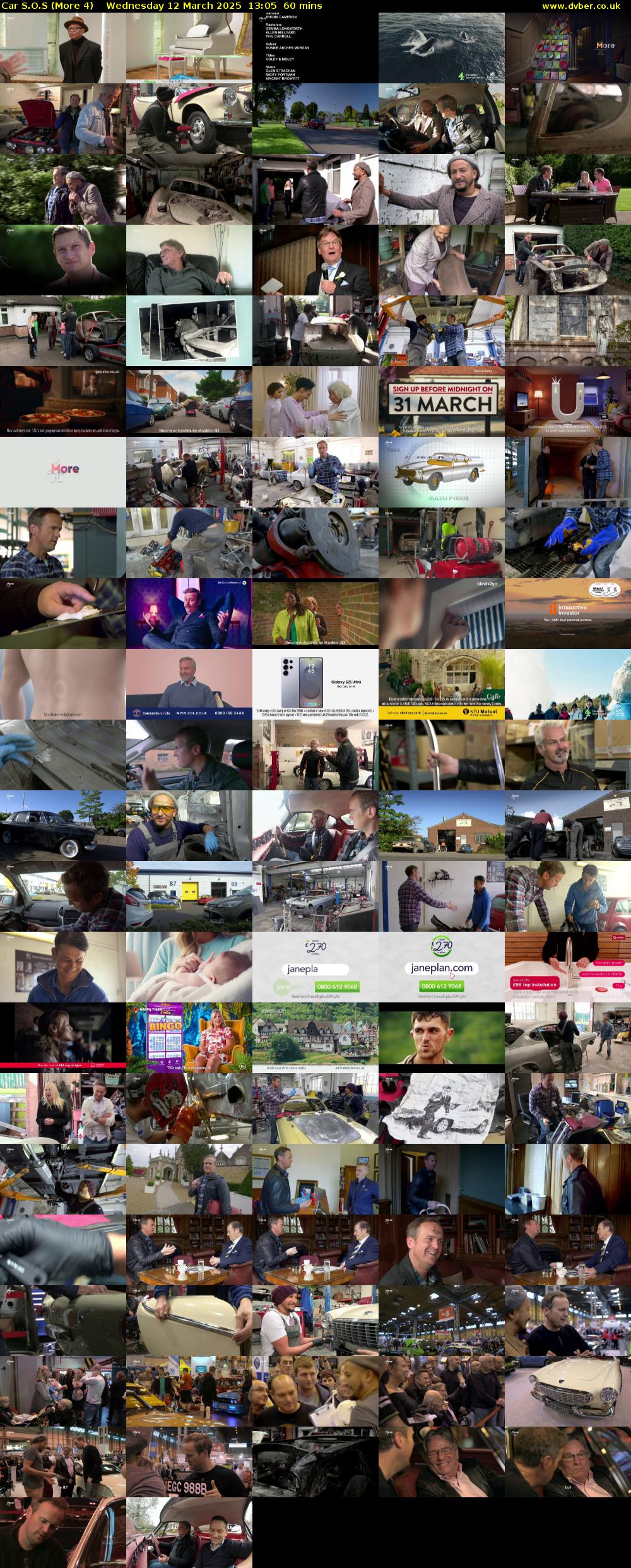 Car S.O.S (More 4) Wednesday 12 March 2025 13:05 - 14:05