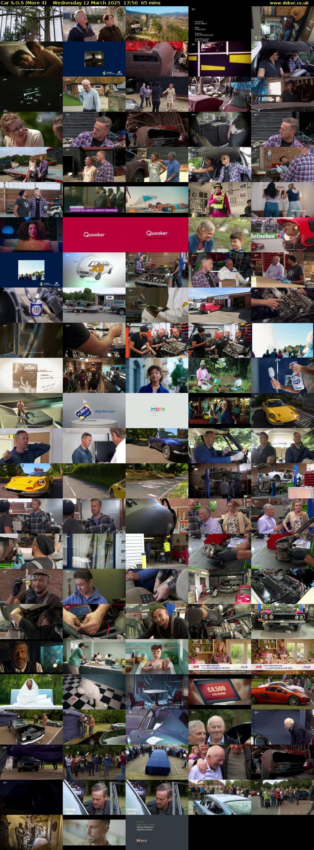 Car S.O.S (More 4) Wednesday 12 March 2025 17:50 - 18:55