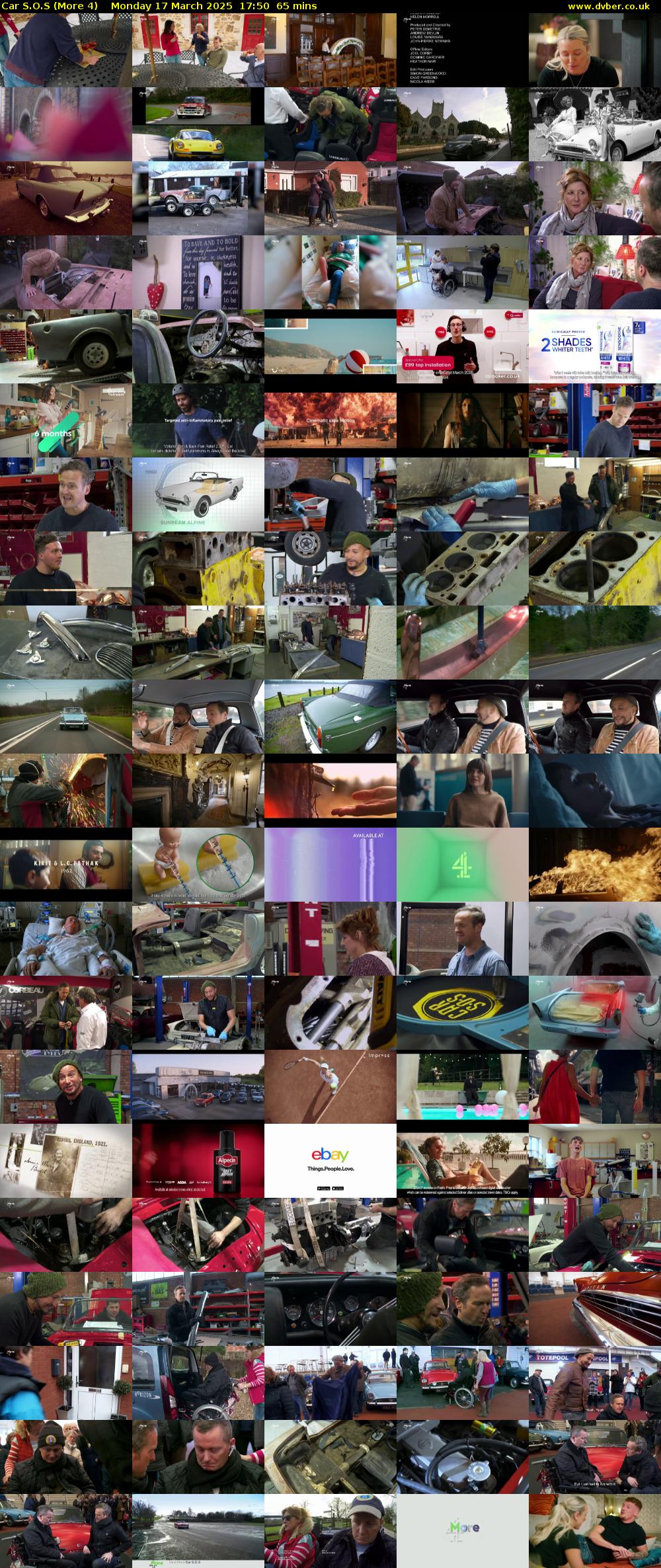 Car S.O.S (More 4) Monday 17 March 2025 17:50 - 18:55