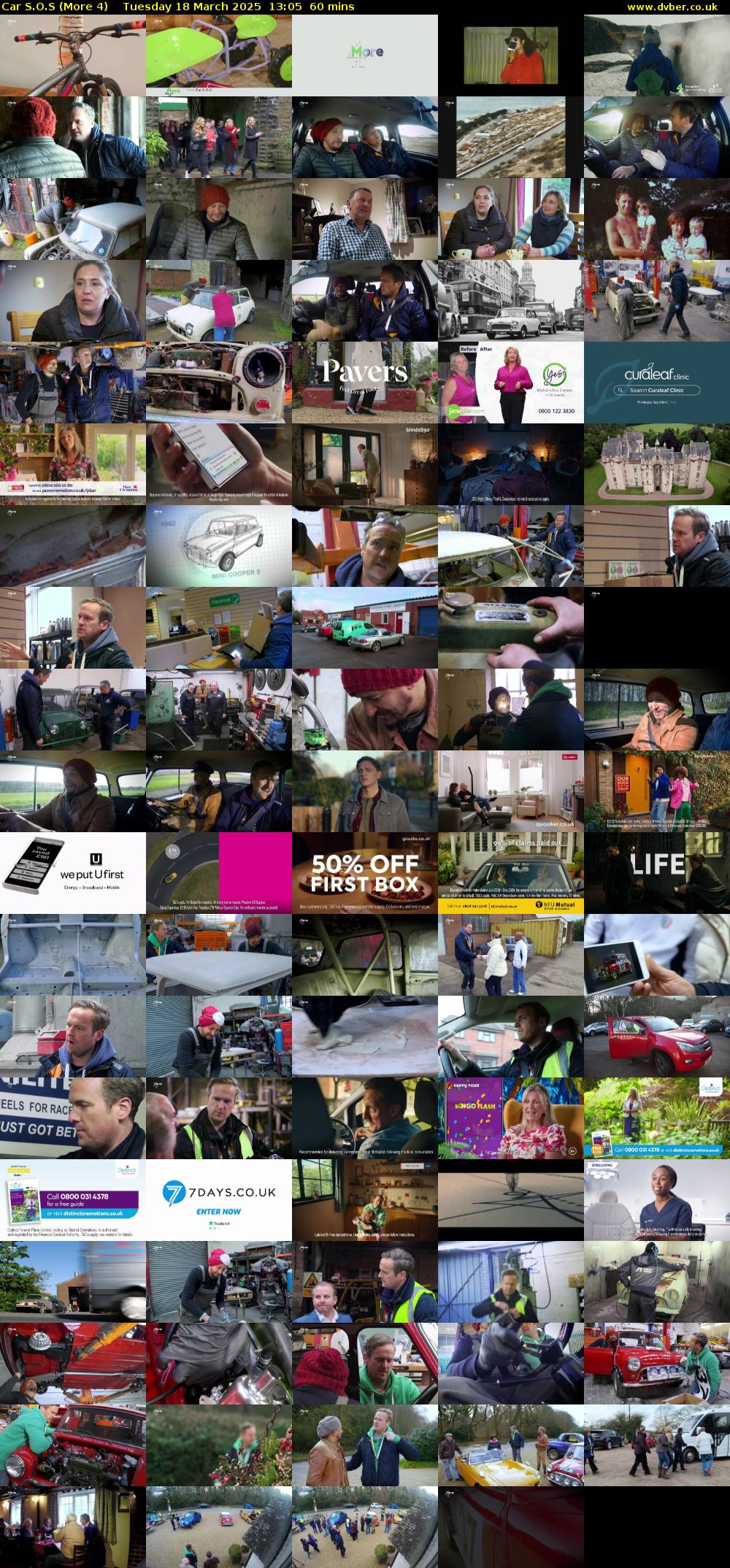 Car S.O.S (More 4) Tuesday 18 March 2025 13:05 - 14:05
