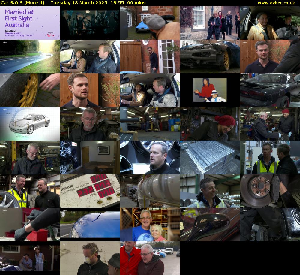 Car S.O.S (More 4) Tuesday 18 March 2025 18:55 - 19:55