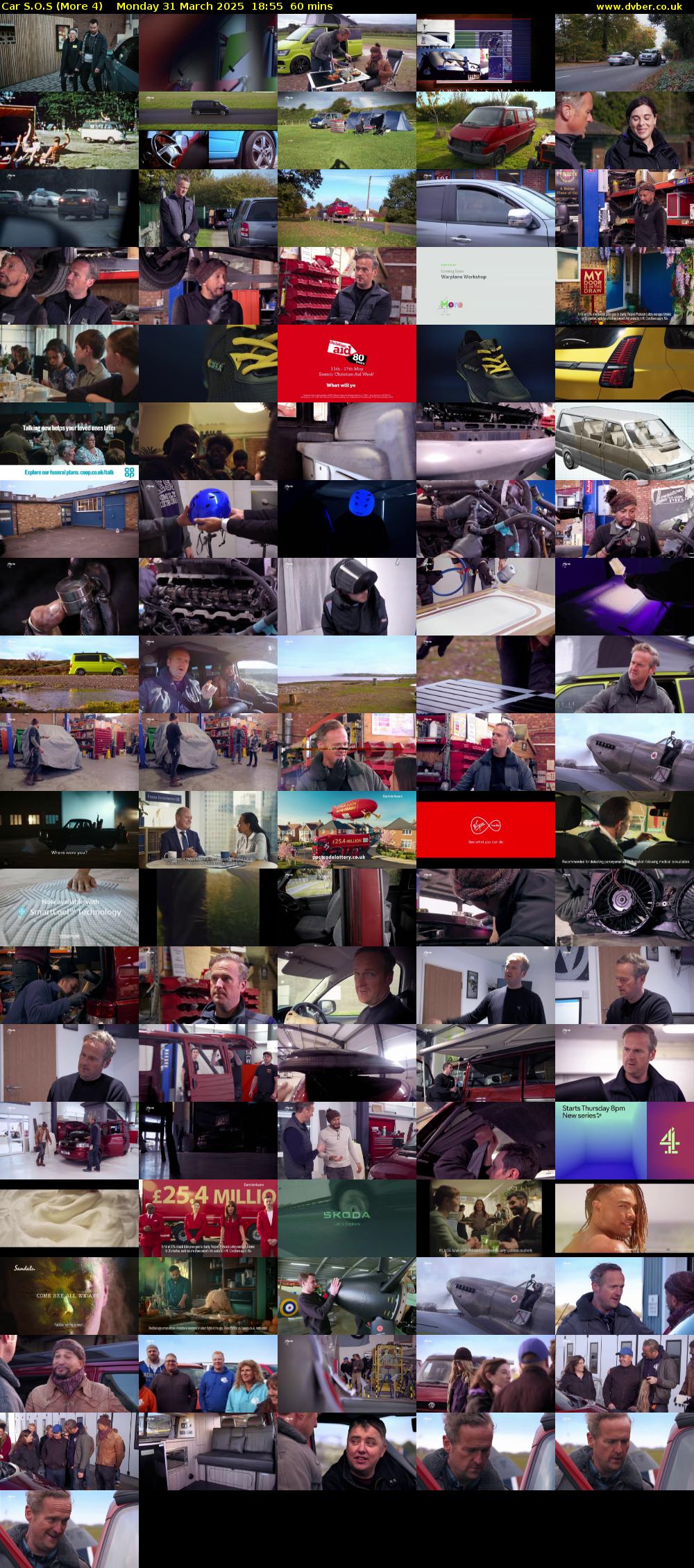 Car S.O.S (More 4) Monday 31 March 2025 18:55 - 19:55