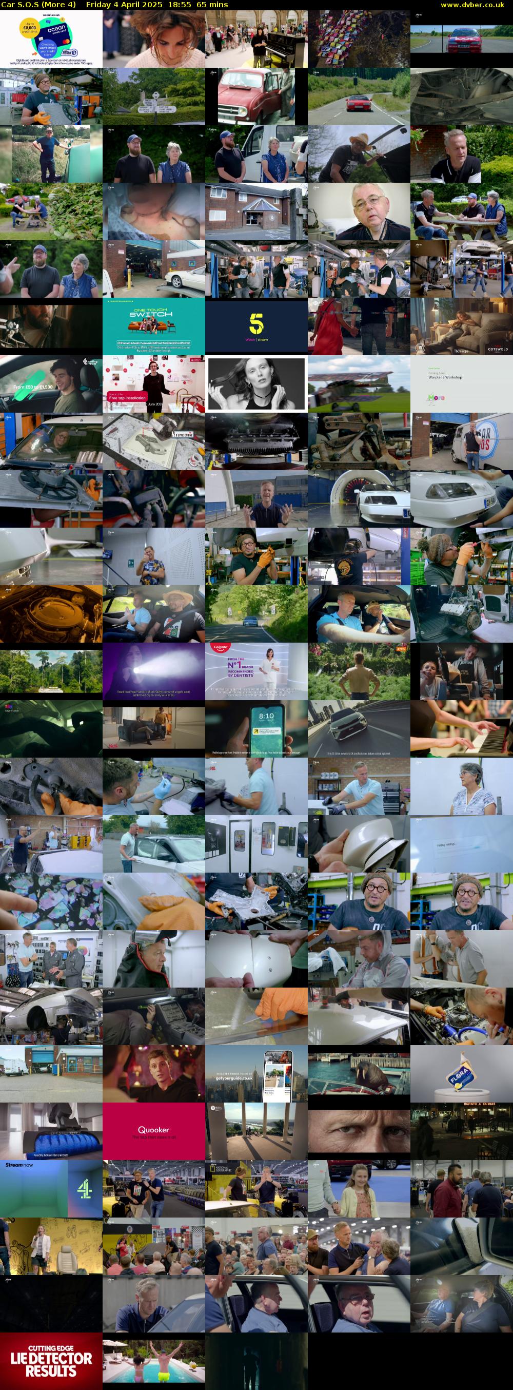 Car S.O.S (More 4) Friday 4 April 2025 18:55 - 20:00