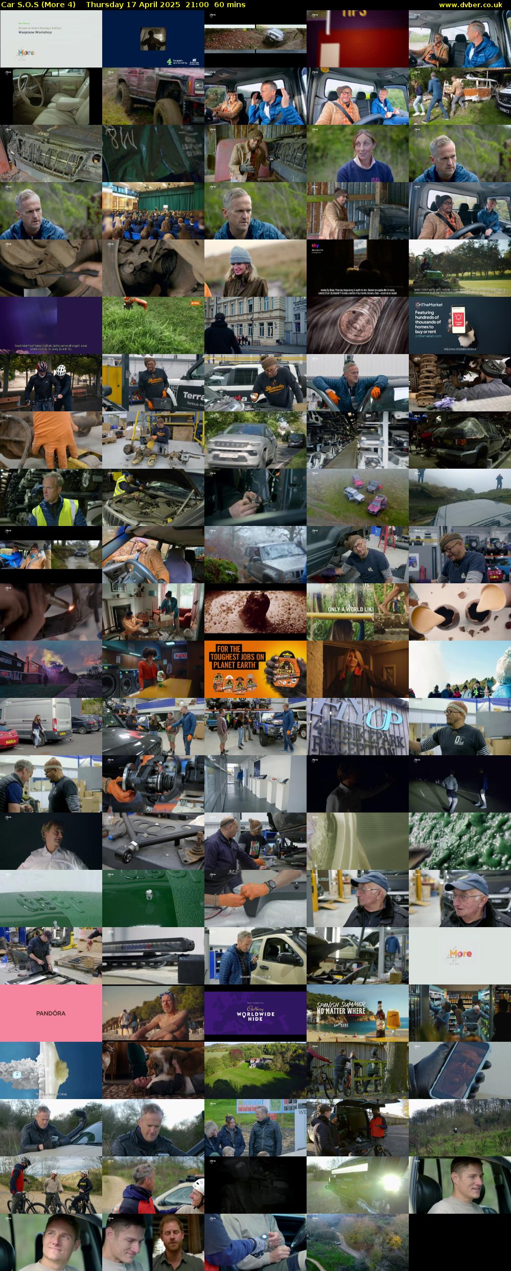 Car S.O.S (More 4) Thursday 17 April 2025 21:00 - 22:00