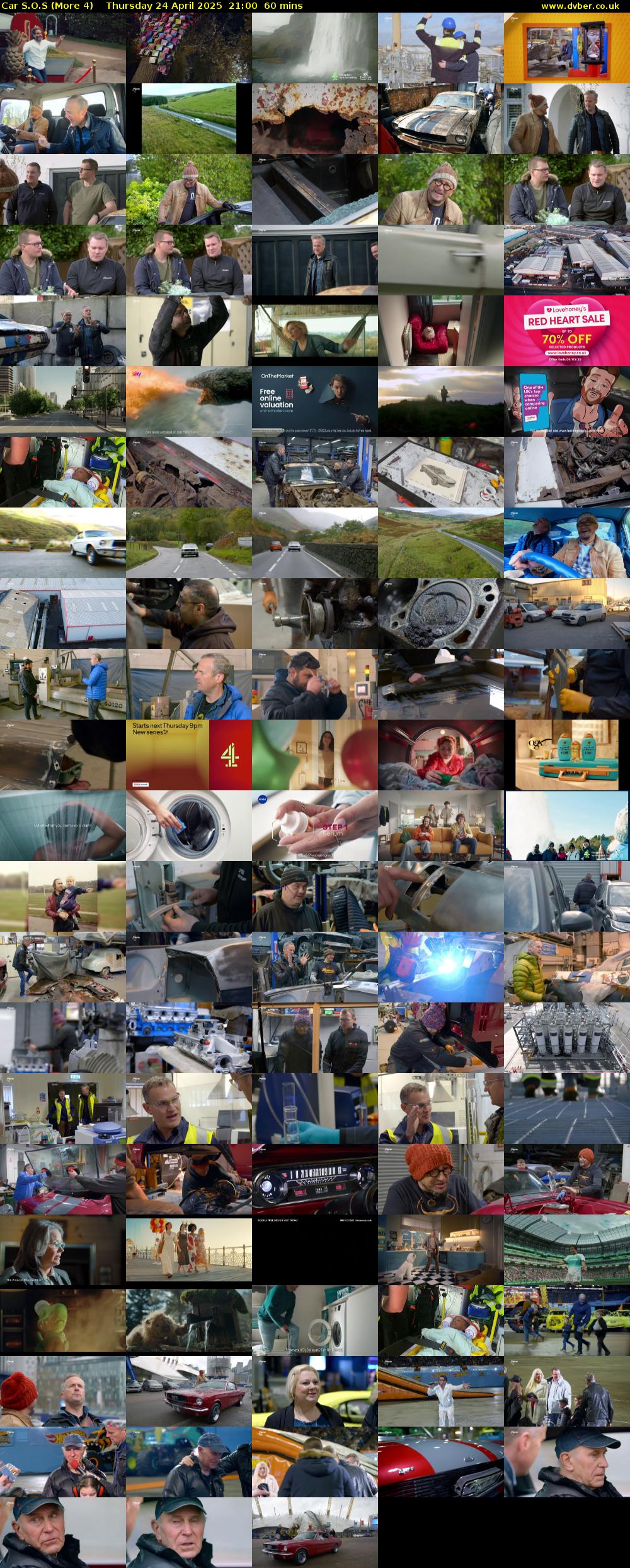 Car S.O.S (More 4) Thursday 24 April 2025 21:00 - 22:00