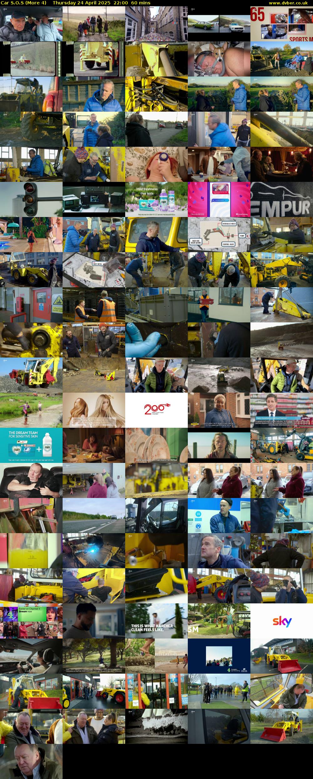 Car S.O.S (More 4) Thursday 24 April 2025 22:00 - 23:00