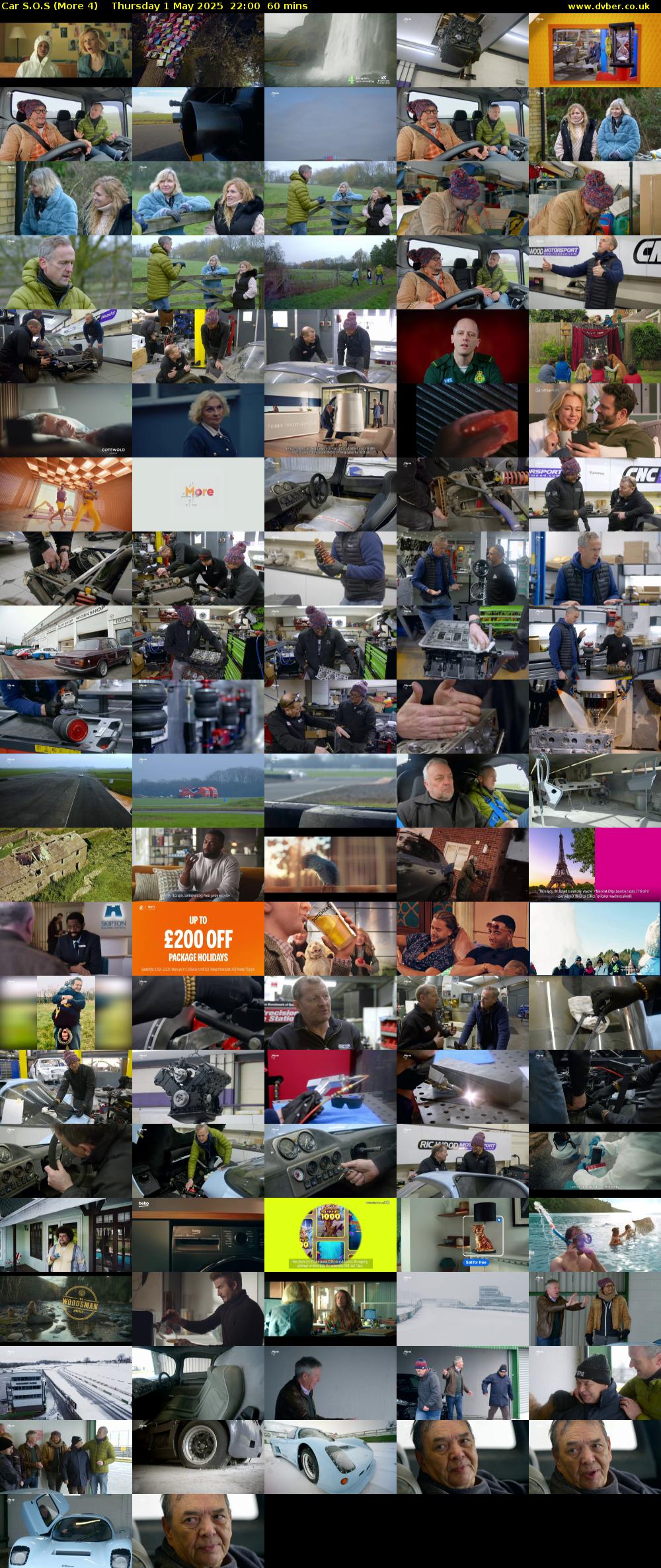 Car S.O.S (More 4) Thursday 1 May 2025 22:00 - 23:00