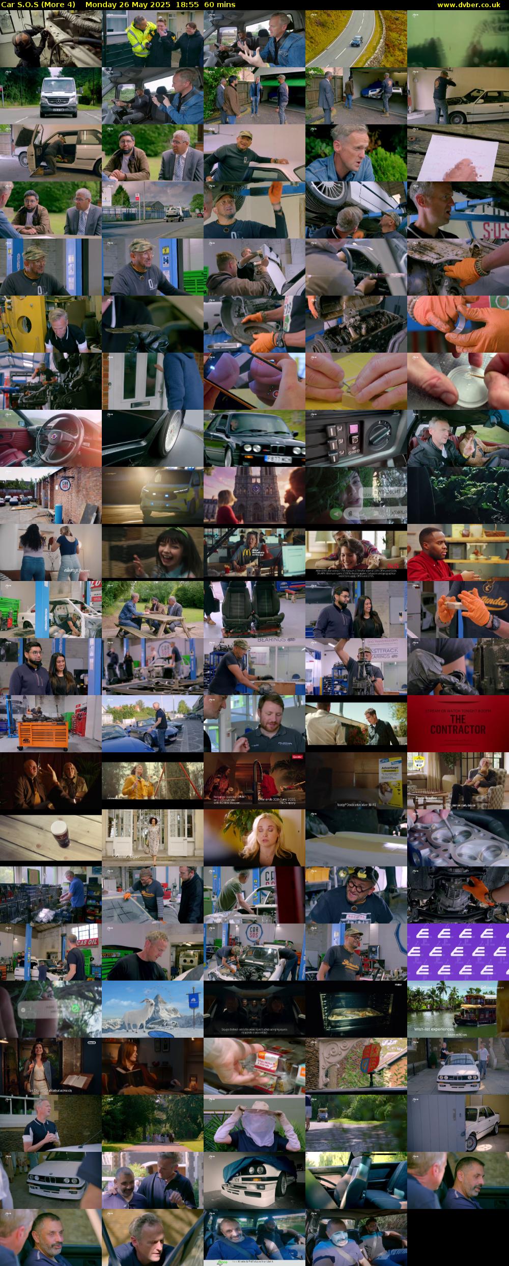 Car S.O.S (More 4) Monday 26 May 2025 18:55 - 19:55