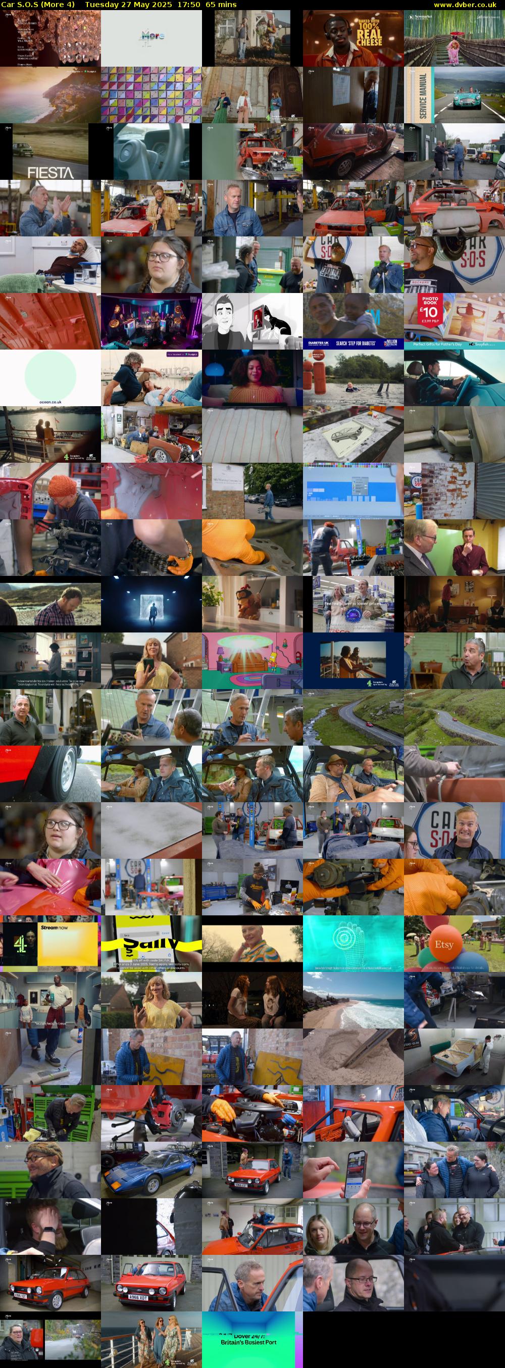 Car S.O.S (More 4) Tuesday 27 May 2025 17:50 - 18:55