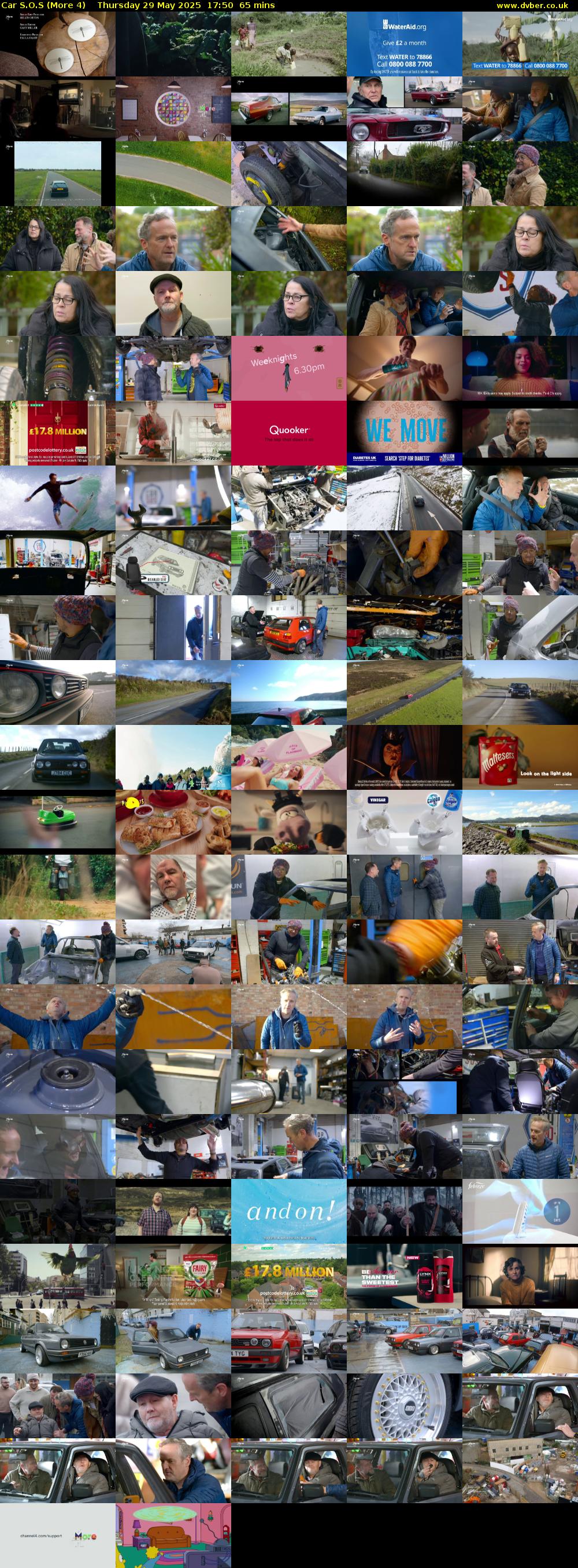 Car S.O.S (More 4) Thursday 29 May 2025 17:50 - 18:55