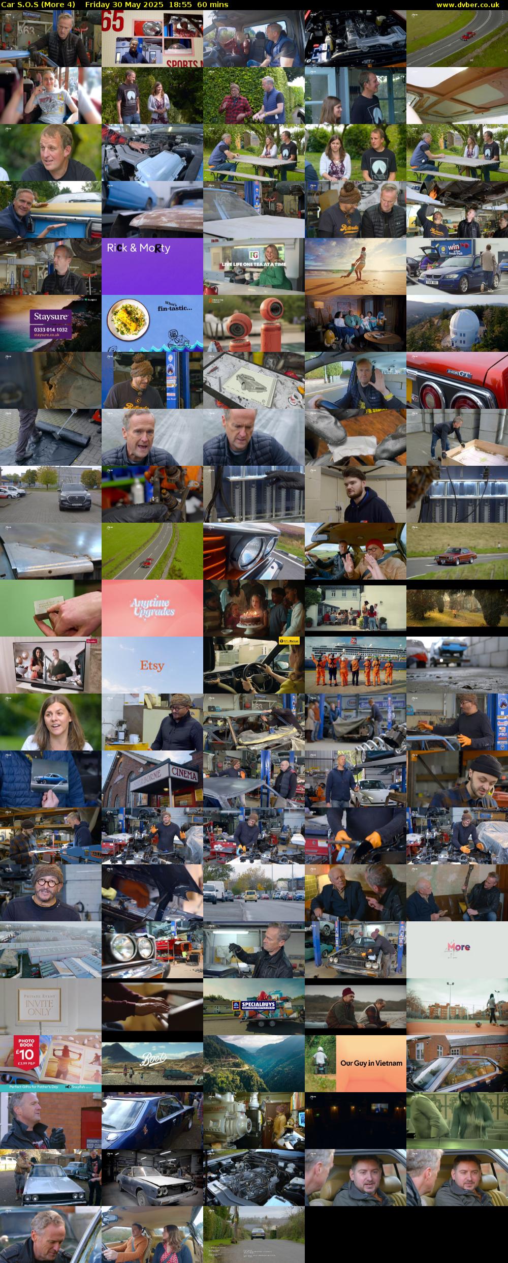 Car S.O.S (More 4) Friday 30 May 2025 18:55 - 19:55