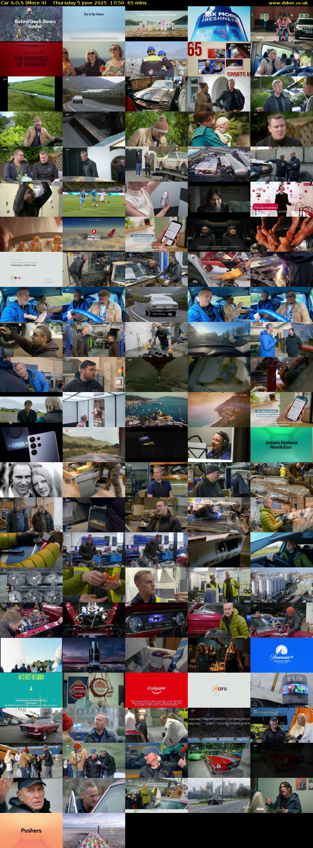 Car S.O.S (More 4) Thursday 5 June 2025 17:50 - 18:55