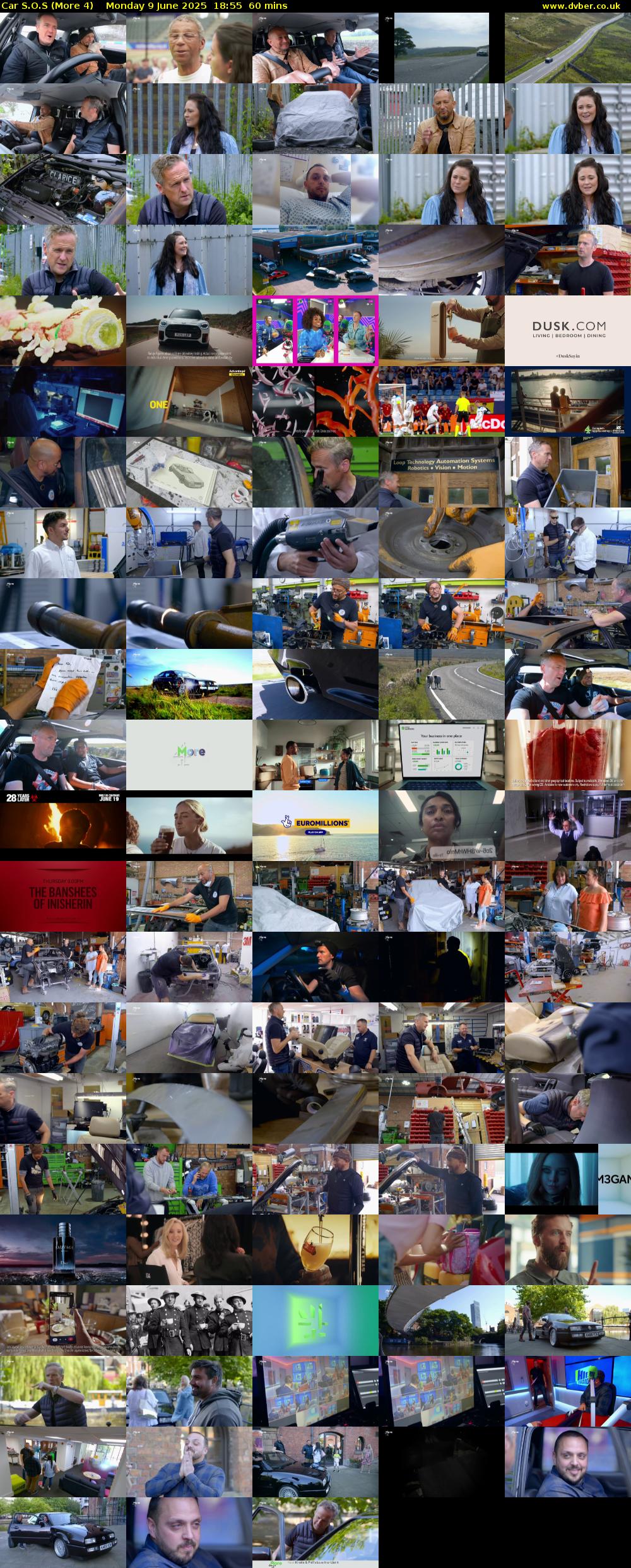 Car S.O.S (More 4) Monday 9 June 2025 18:55 - 19:55