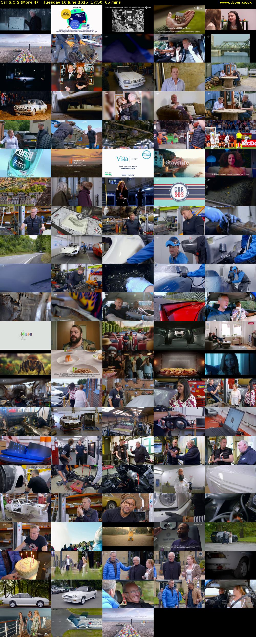 Car S.O.S (More 4) Tuesday 10 June 2025 17:50 - 18:55