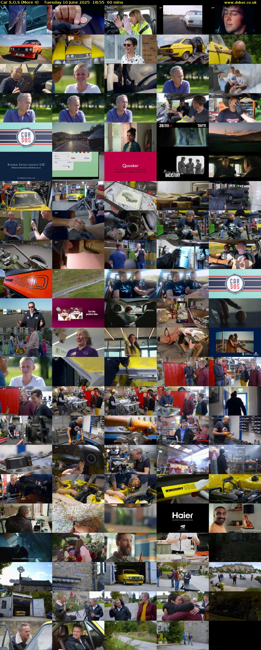 Car S.O.S (More 4) Tuesday 10 June 2025 18:55 - 19:55