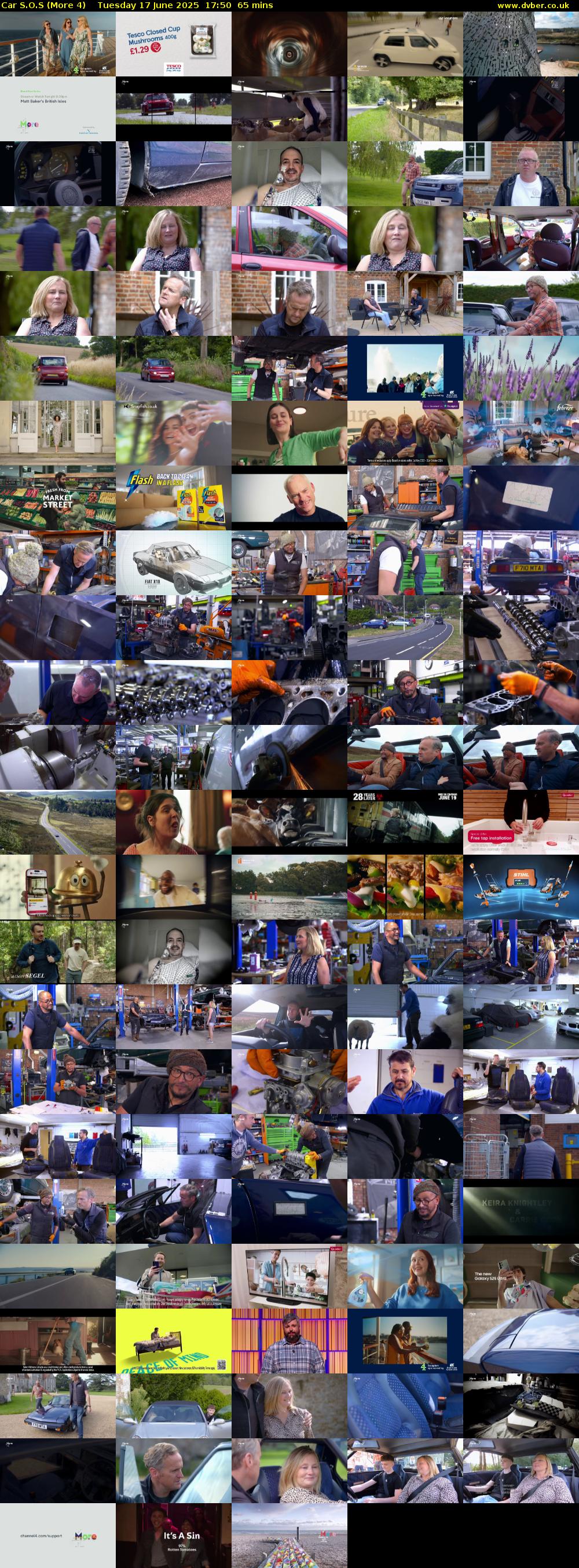 Car S.O.S (More 4) Tuesday 17 June 2025 17:50 - 18:55