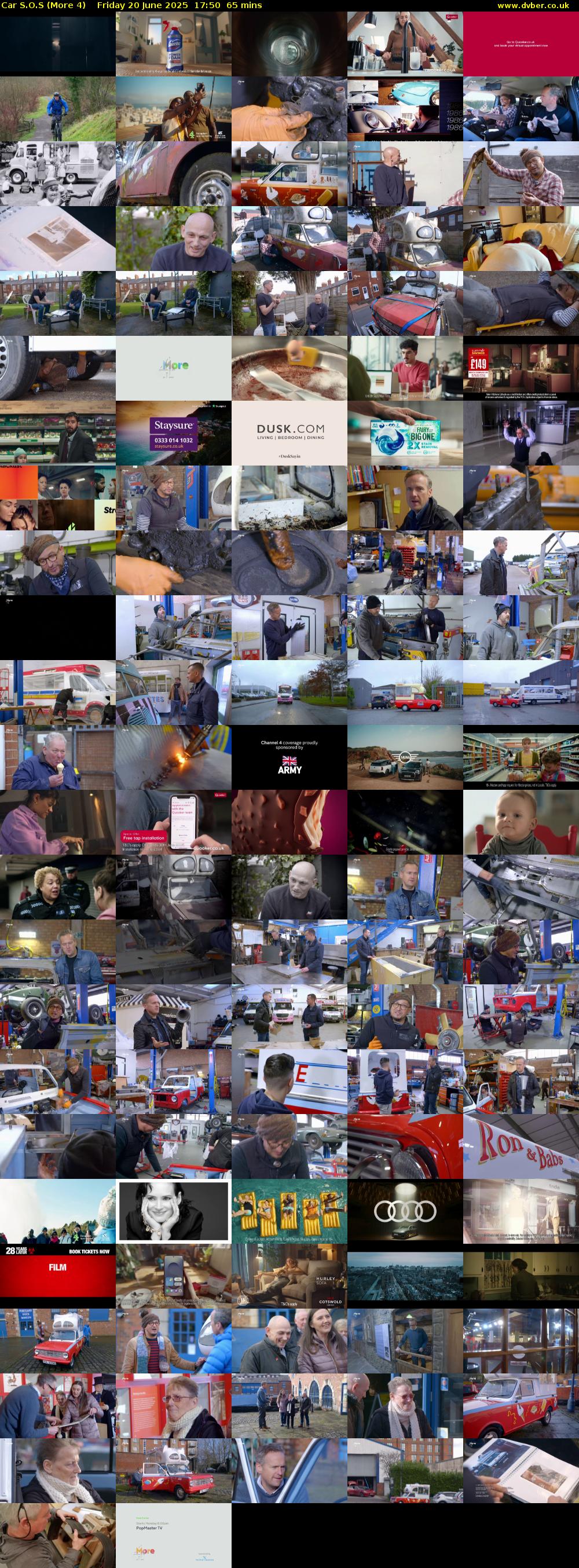 Car S.O.S (More 4) Friday 20 June 2025 17:50 - 18:55