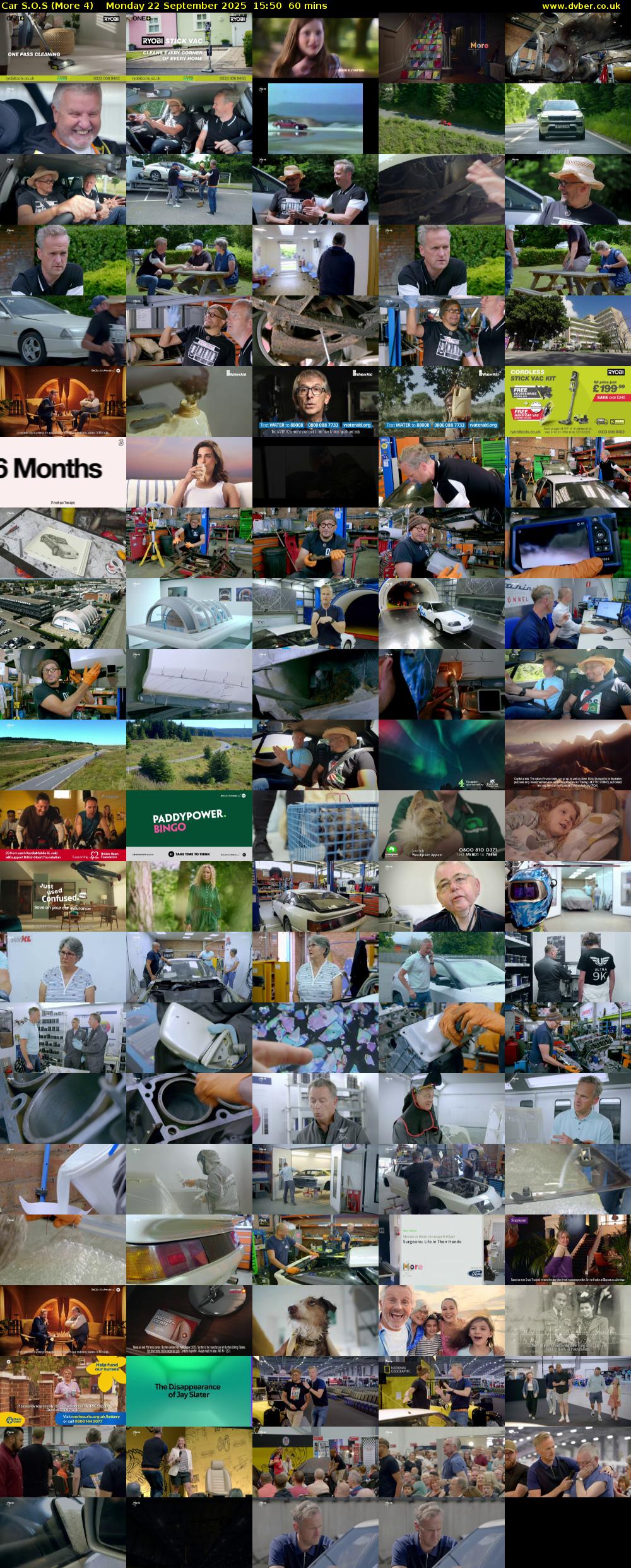 Car S.O.S (More 4) Monday 22 September 2025 15:50 - 16:50