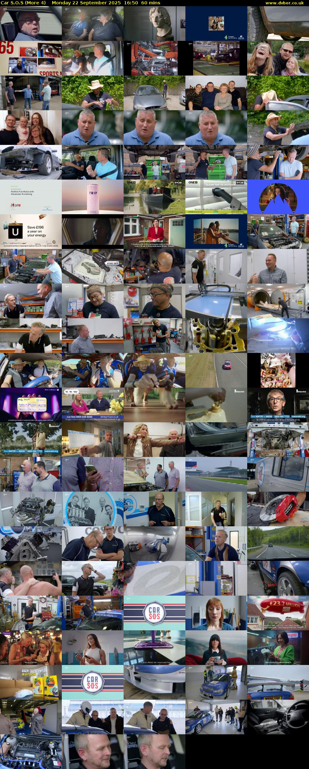 Car S.O.S (More 4) Monday 22 September 2025 16:50 - 17:50