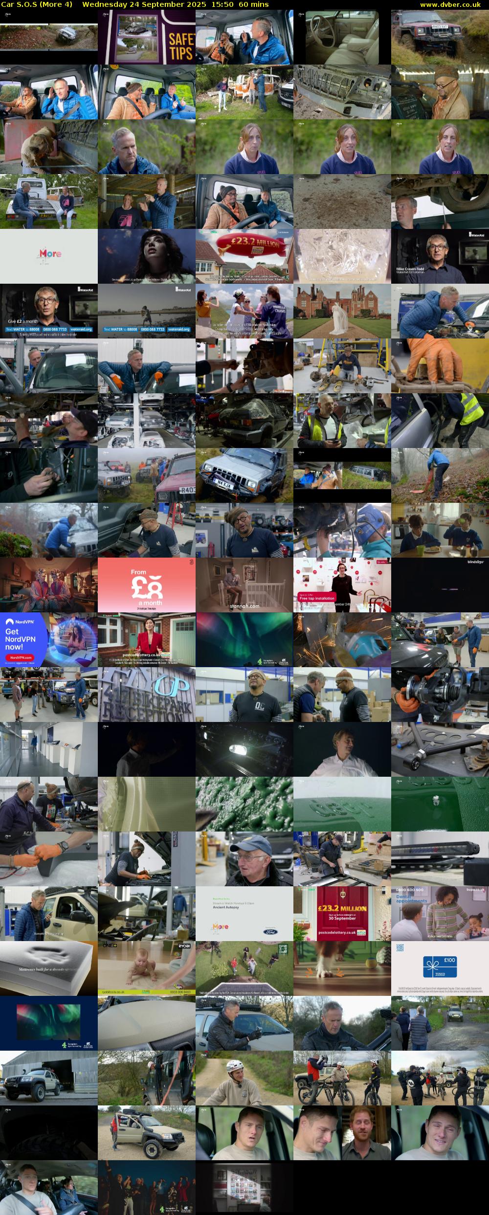 Car S.O.S (More 4) Wednesday 24 September 2025 15:50 - 16:50