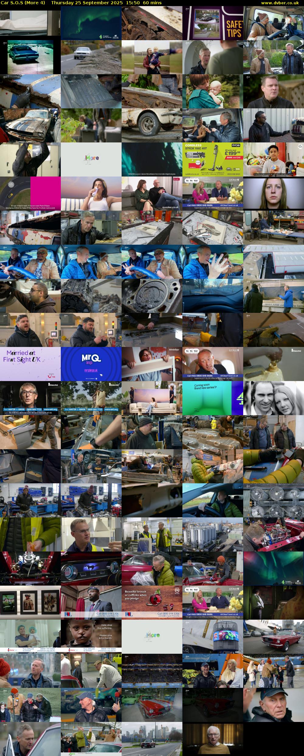 Car S.O.S (More 4) Thursday 25 September 2025 15:50 - 16:50