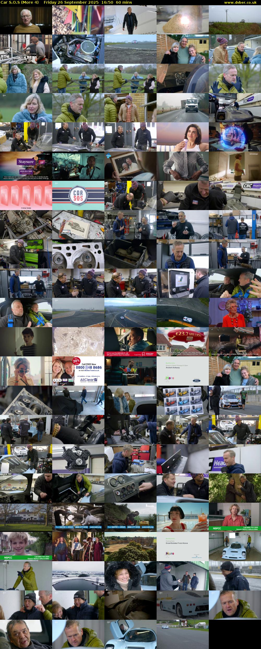 Car S.O.S (More 4) Friday 26 September 2025 16:50 - 17:50