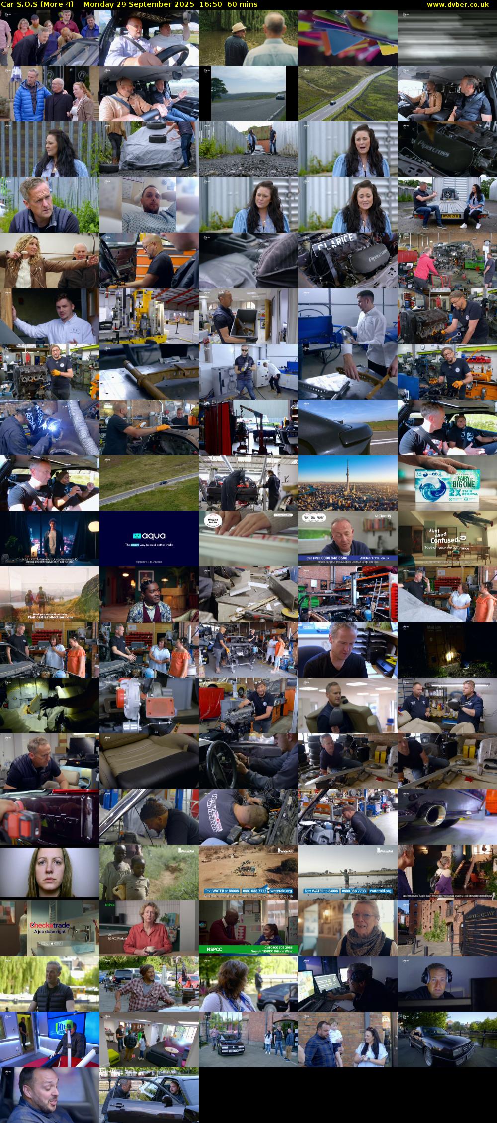 Car S.O.S (More 4) Monday 29 September 2025 16:50 - 17:50