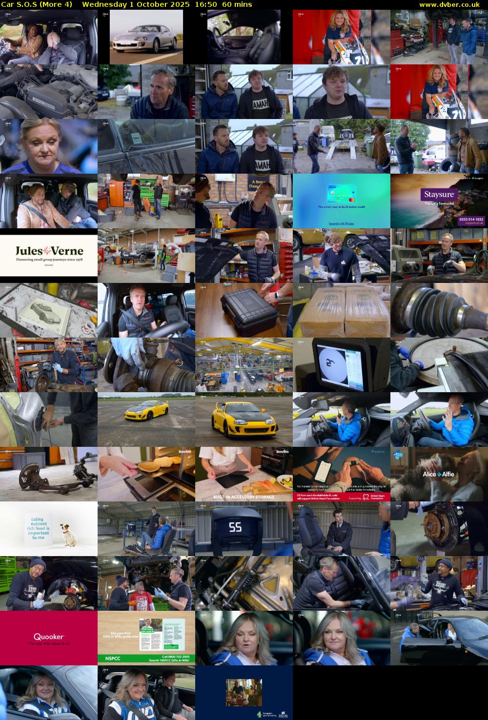 Car S.O.S (More 4) Wednesday 1 October 2025 16:50 - 17:50