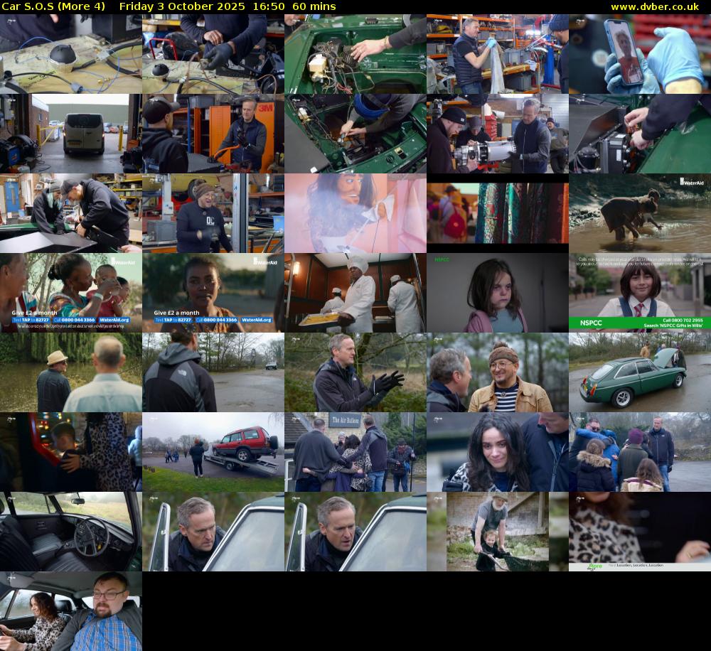 Car S.O.S (More 4) Friday 3 October 2025 16:50 - 17:50