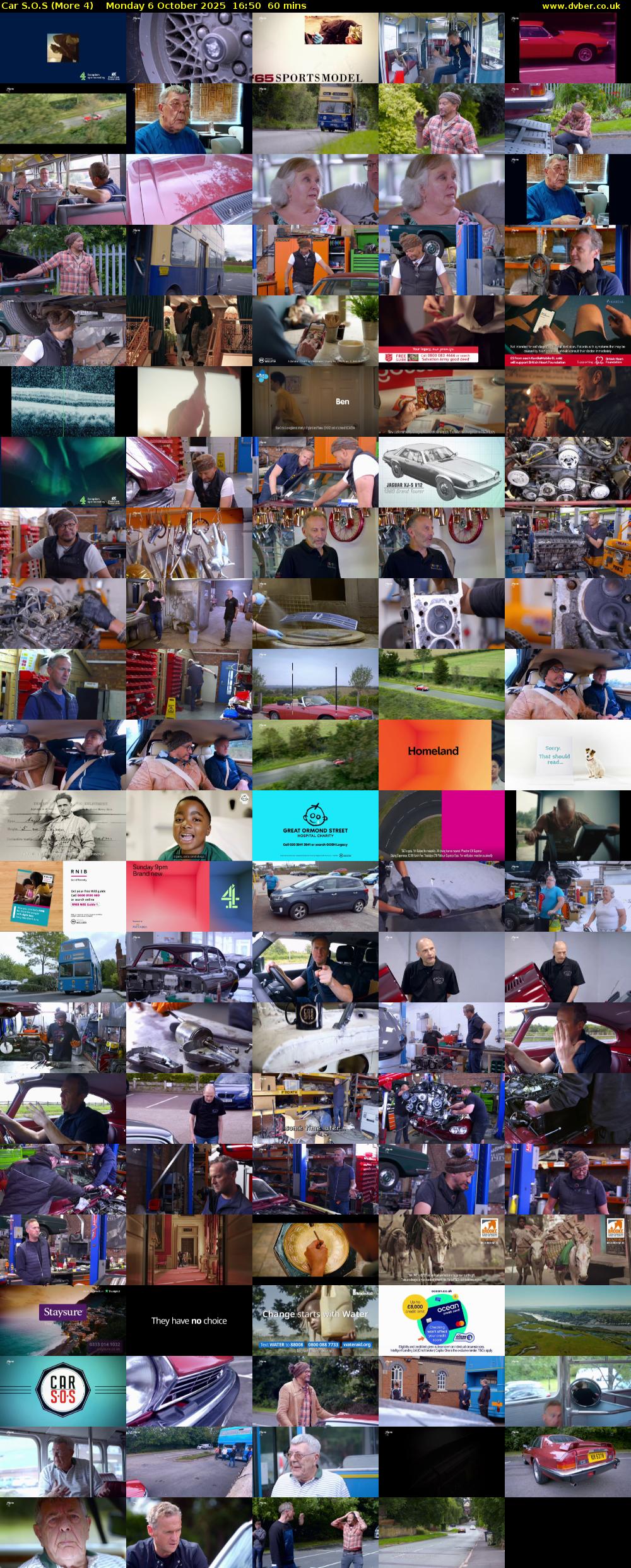 Car S.O.S (More 4) Monday 6 October 2025 16:50 - 17:50