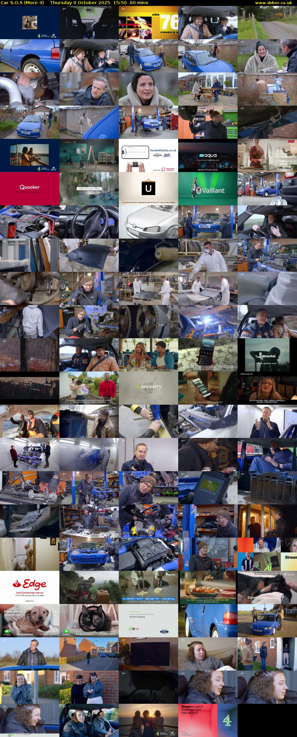 Car S.O.S (More 4) Thursday 9 October 2025 15:50 - 16:50