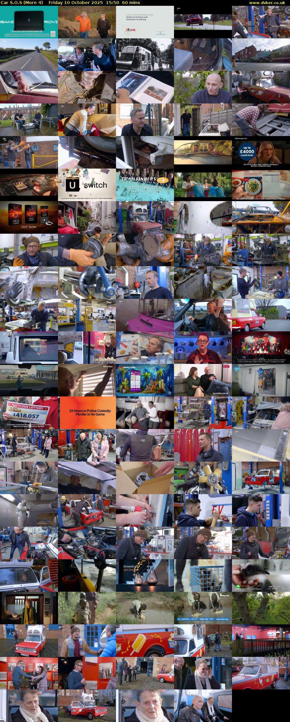 Car S.O.S (More 4) Friday 10 October 2025 15:50 - 16:50