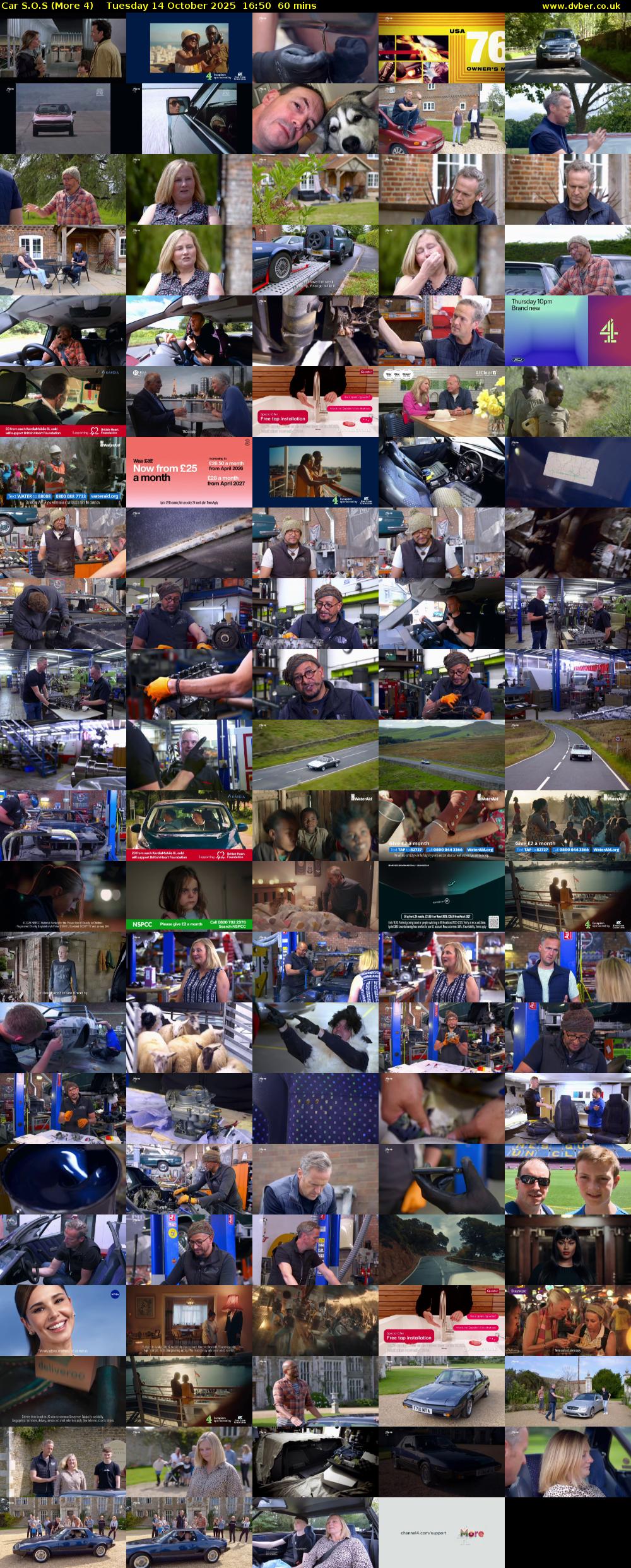 Car S.O.S (More 4) Tuesday 14 October 2025 16:50 - 17:50