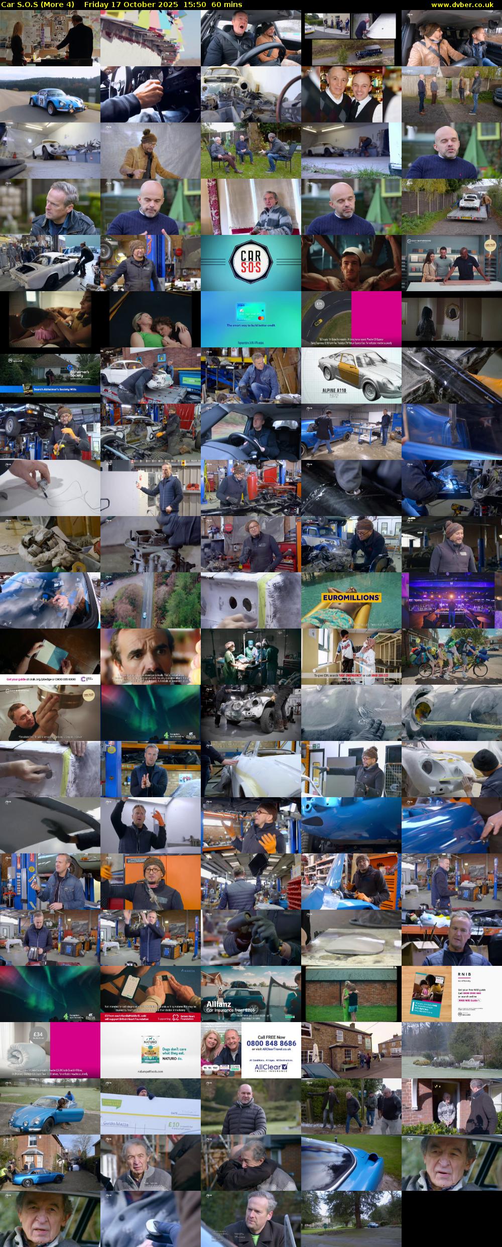 Car S.O.S (More 4) Friday 17 October 2025 15:50 - 16:50