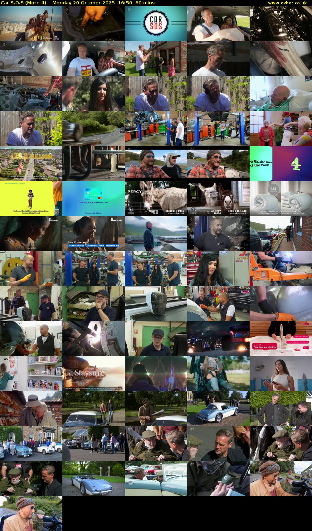 Car S.O.S (More 4) Monday 20 October 2025 16:50 - 17:50
