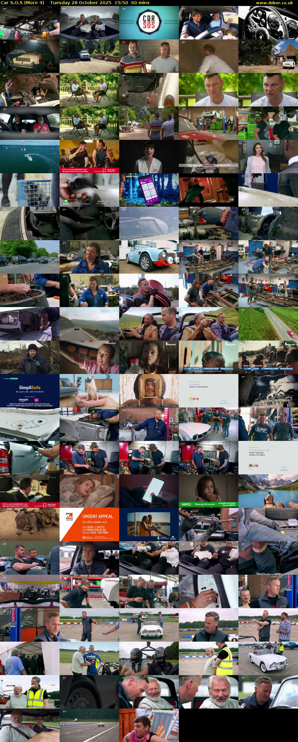 Car S.O.S (More 4) Tuesday 28 October 2025 15:50 - 16:50
