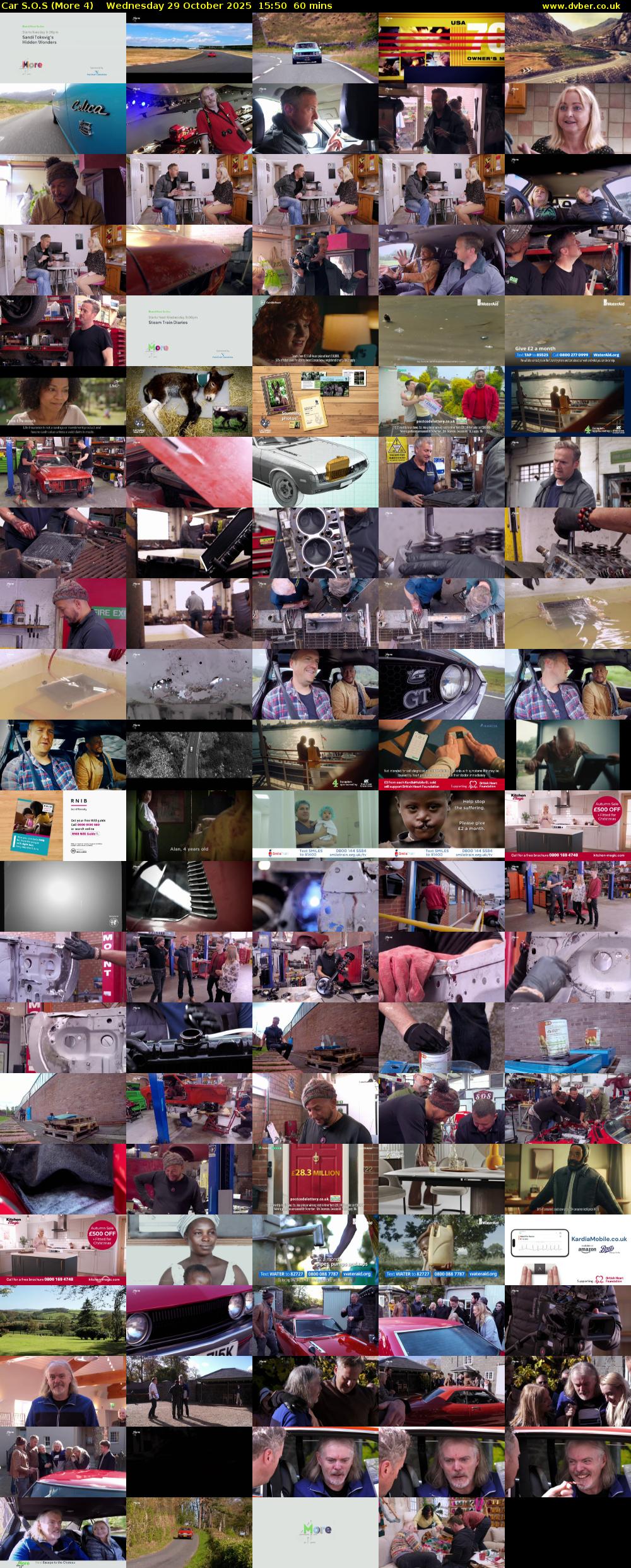Car S.O.S (More 4) Wednesday 29 October 2025 15:50 - 16:50