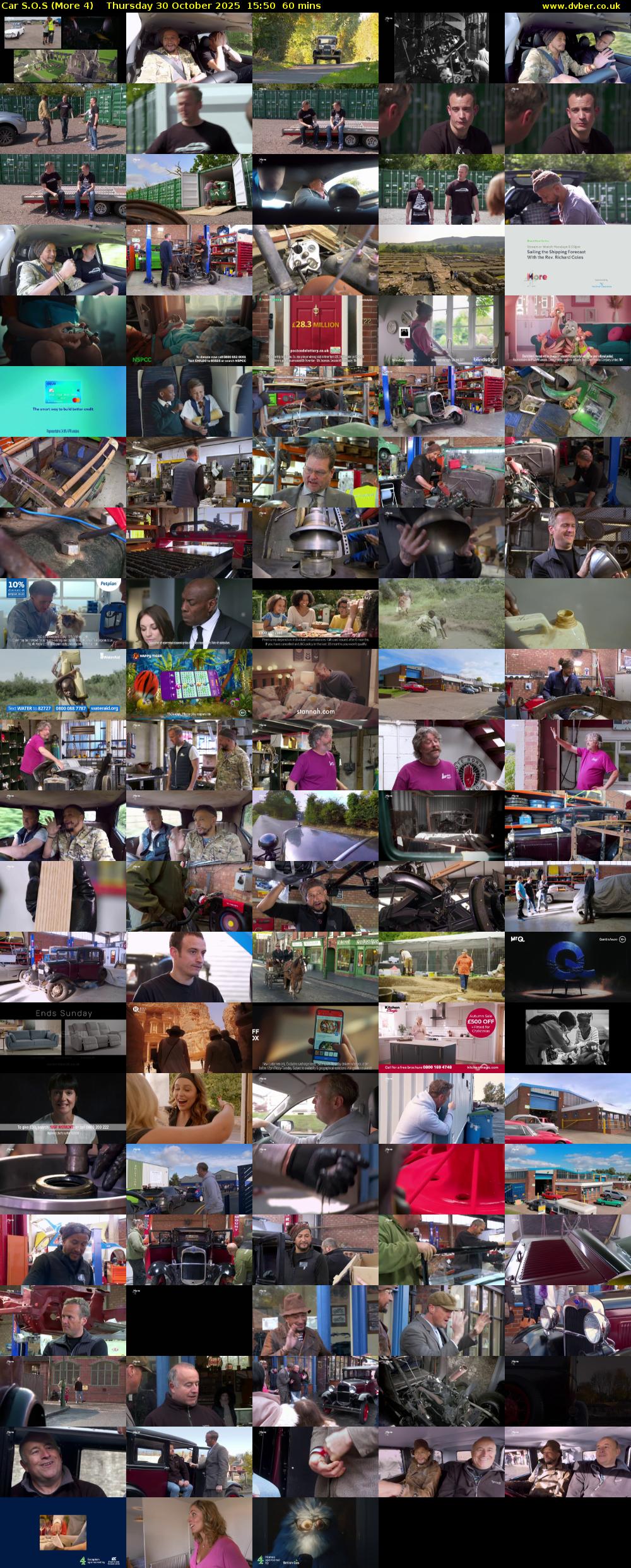 Car S.O.S (More 4) Thursday 30 October 2025 15:50 - 16:50