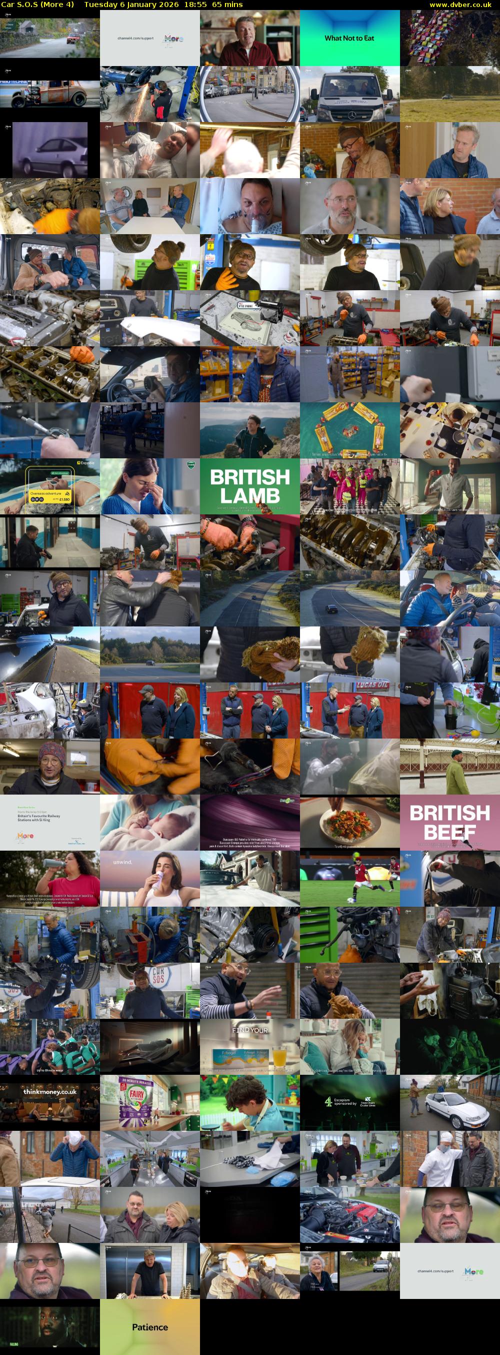 Car S.O.S (More 4) Tuesday 6 January 2026 18:55 - 20:00