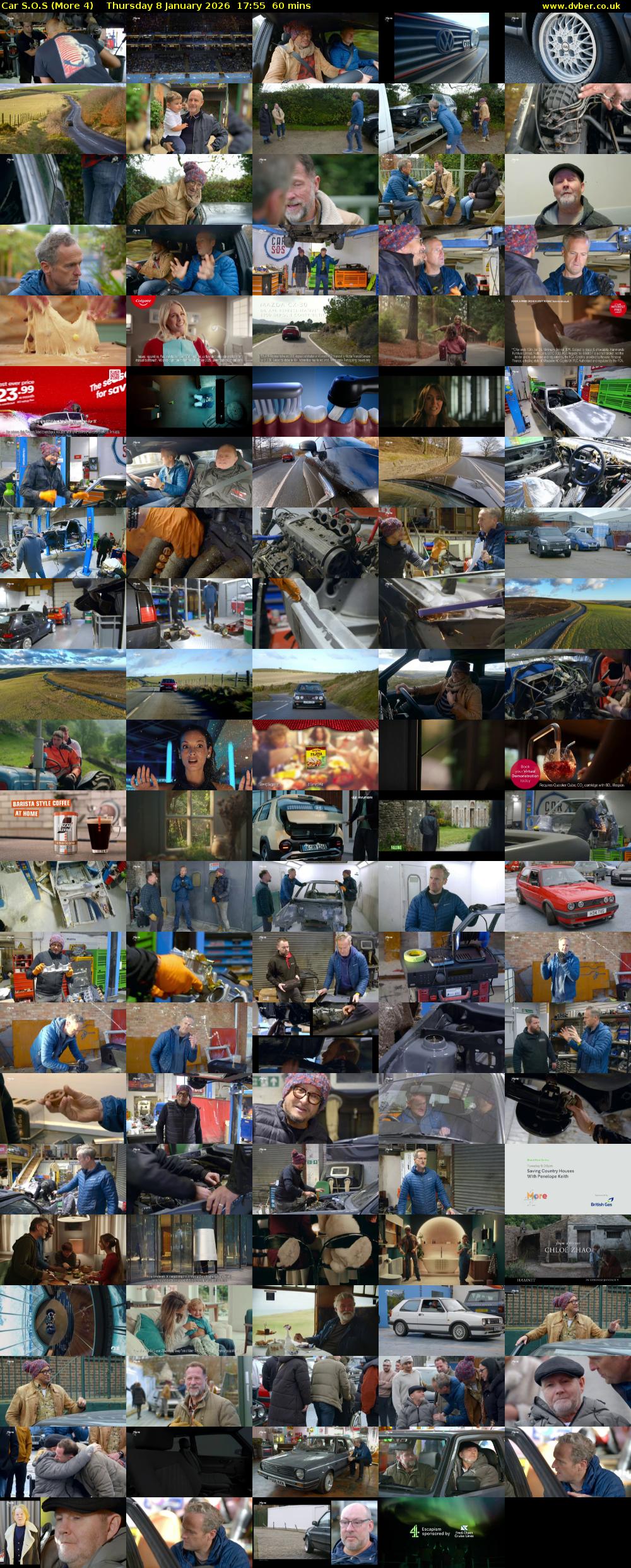Car S.O.S (More 4) Thursday 8 January 2026 17:55 - 18:55