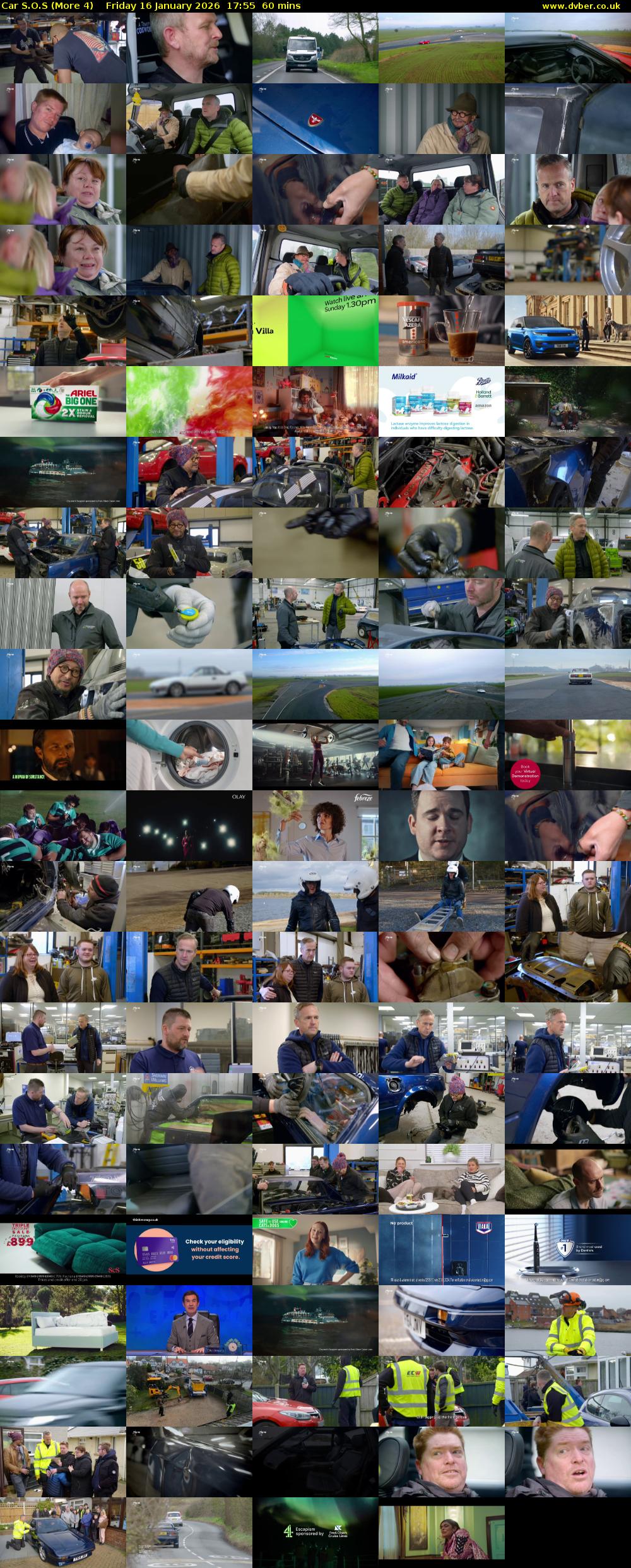 Car S.O.S (More 4) Friday 16 January 2026 17:55 - 18:55